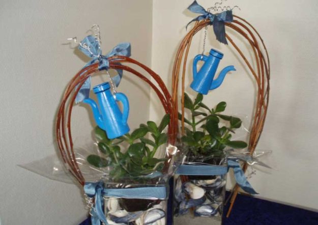 Madam blå som dekoration